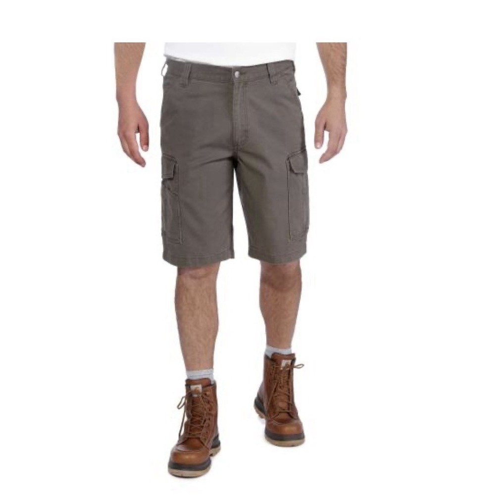 Carhartt 103542-217 Men Rugged Flex Relaxed Canvas Cargo Work Short Tarmac sz 34
